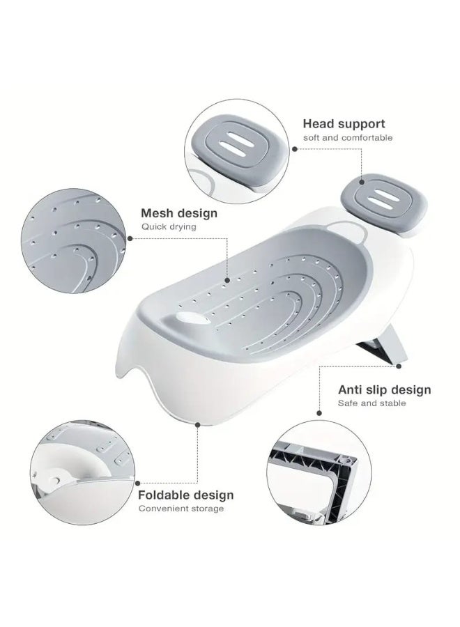 كرسي استحمام سيليكون للأطفال قابل للطي - Image 5